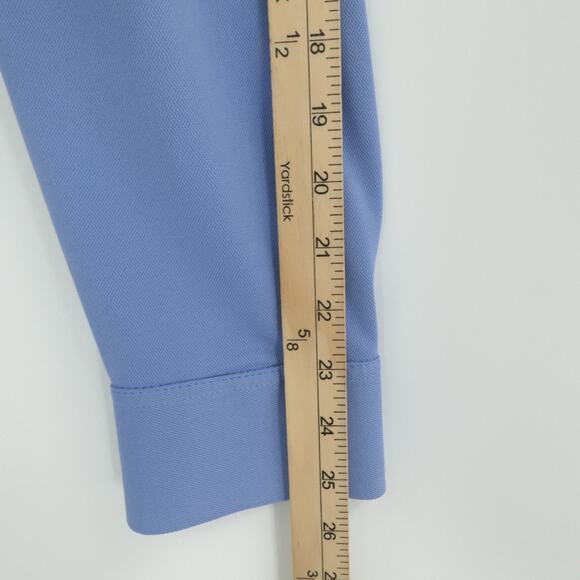 Ministry Of Supply Shirt Mens Medium Blue Apollo Long Sleeve Button Up Casual - Picture 6 of 13